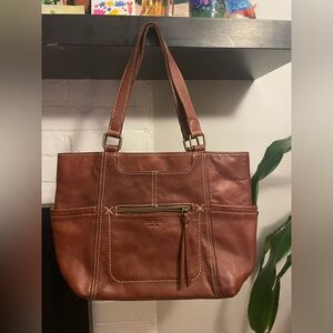 Margot leather tote